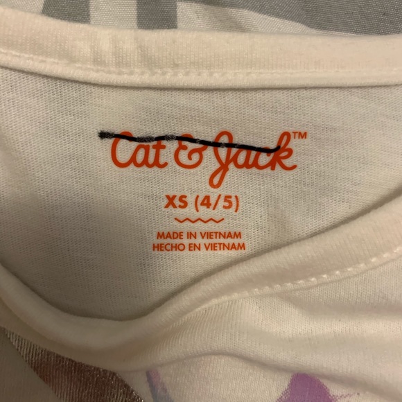 Cat & Jack Girls Size L 10 12 Large Unicorn Dress Tulle Long Sleeve Fall - Picture 4 of 14